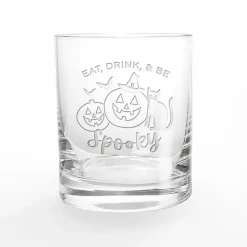 Hot Kirklands Home Be Spooky Halloween Whiskey Glasses, Set of 2 Clear