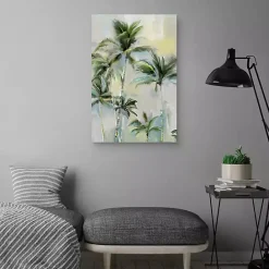 Hot Kirklands Home Beach Breeze Canvas Art Print, 24x36 in. Green