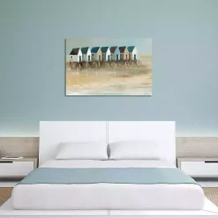 Kirklands Home Beach Cabins Canvas Art Print Multi