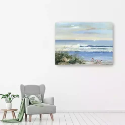 Kirklands Home Beach Combers Giclee Canvas Art Print, 48x36 in. Blue