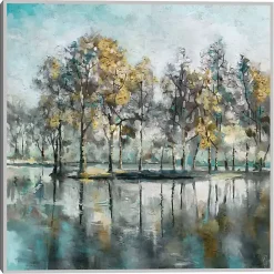 Outlet Kirklands Home Beckoning Tree Grove Framed Canvas Art