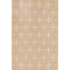 Online Kirklands Home Beige & Ivory Quatrefoil Indoor/Outdoor Rug, 4x6