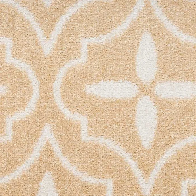 Online Kirklands Home Beige & Ivory Quatrefoil Indoor/Outdoor Rug, 4x6