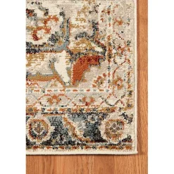 Online Kirklands Home Beige and Gold Medallion Area Rug, 7x9