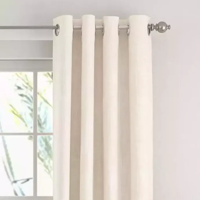Clearance Kirklands Home Beige Blackout Curtains, 84 in. Tan