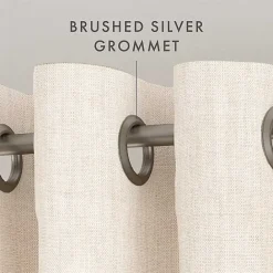 Clearance Kirklands Home Beige Blackout Curtains, 84 in. Tan
