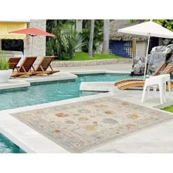 Hot Kirklands Home Beige Bohemian Area Rug, 7x9 Tan