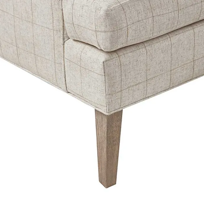Discount Kirklands Home Beige Decker Martha Stewart Accent Chair Brown