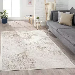 Outlet Kirklands Home Beige Faded Damask Area Rug, 7x9 Tan