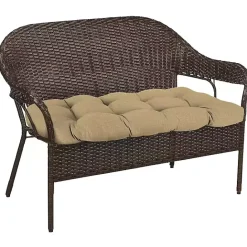 Online Kirklands Home Beige French Edge 3-pc. Outdoor Wicker Cushion Set Tan