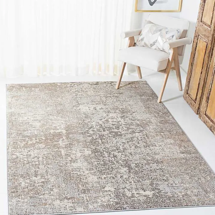 Sale Kirklands Home Beige Madison Abstract Area Rug, 8x10 Tan