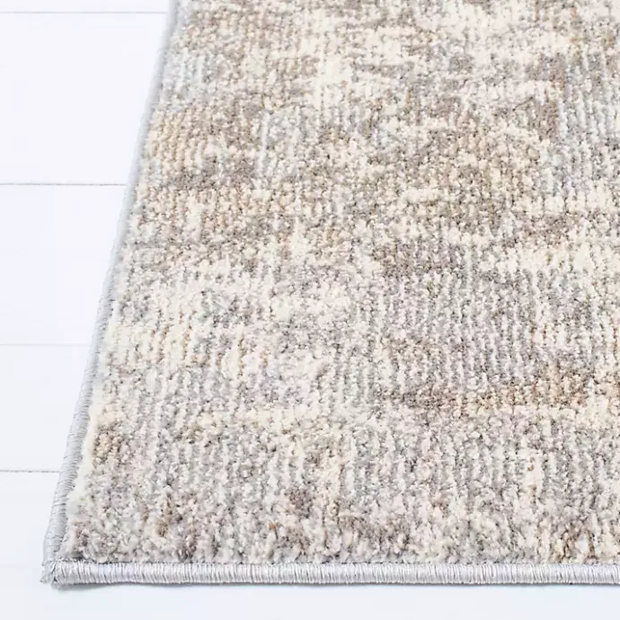 Kirklands Home Beige Madison Abstract Runner, 2x8 Tan