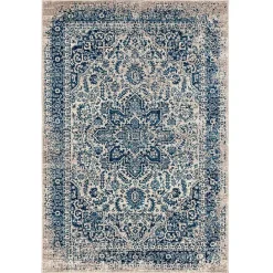 New Kirklands Home Beige Manning Power Loomed Area Rug, 5x7