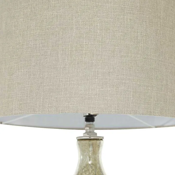 Discount Kirklands Home Beige Marbled Mercury Glass Table Lamp Brown