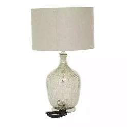 Discount Kirklands Home Beige Marbled Mercury Glass Table Lamp Brown