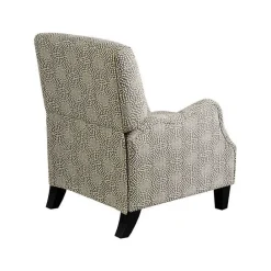 Outlet Kirklands Home Beige Pattern Liam Push-Back Recliner