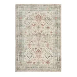 Discount Kirklands Home Beige Rosette Area Rug, 7x9