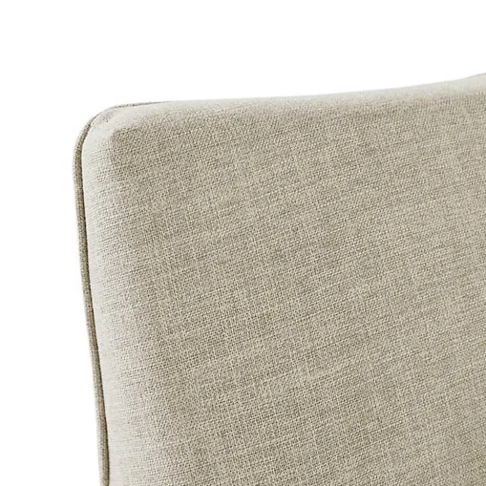 Sale Kirklands Home Beige Skirted Swivel Martha Stewart Accent Chair Tan