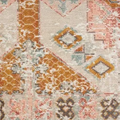 Kirklands Home Beige Southwestern Mosaic Outdoor Area Rug, 5x7