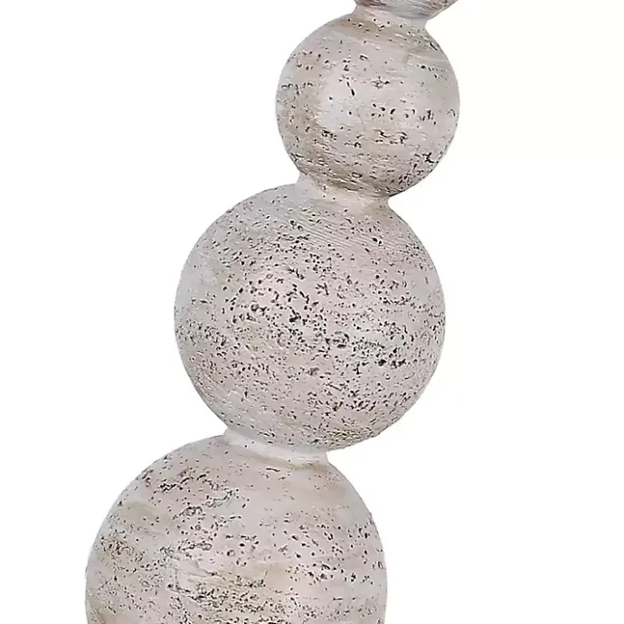 Online Kirklands Home Beige Stacked Sphere Table Lamps Ivory