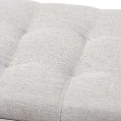 Sale Kirklands Home Beige Tufted Contemporary Storage Bench