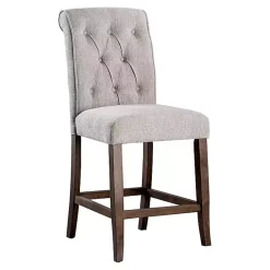 Discount Kirklands Home Beige Tufted Landon Counter Stools, Set of 2 Tan