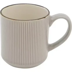 Kirklands Home Betsy Taupe Ribbed 16-pc. Dinnerware Set Tan