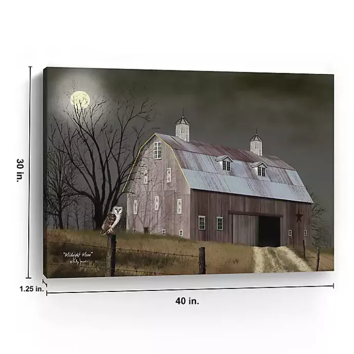Hot Kirklands Home Billy Jacobs Midnight Moon Canvas Art Print