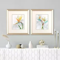 Kirklands Home Bird of Paradise Framed Art Prints, Set of 2