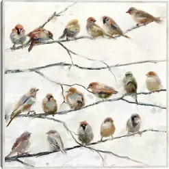 Outlet Kirklands Home Birds of a Feather Canvas Art Print