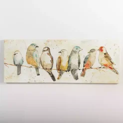 New Kirklands Home Birds on Wire Canvas Art Print