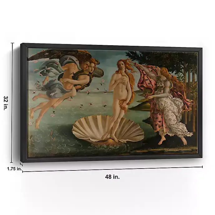 Discount Kirklands Home Birth of Venus Framed Canvas Art Print, 48x32 in. Multi