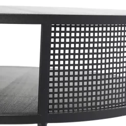 Online Kirklands Home & Gold Metal Mesh Round Coffee Table Black