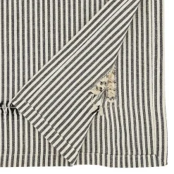 Kirklands Home Black & White Striped Table Runner, 72 in.