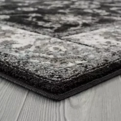 Best Kirklands Home Black Alex Area Rug, 5x7