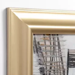 Online Kirklands Home Black and White Abstract I Gold Framed Art Print