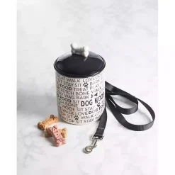 Outlet Kirklands Home Black and White Ceramic Canister