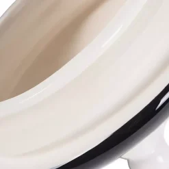 Outlet Kirklands Home Black and White Ceramic Canister