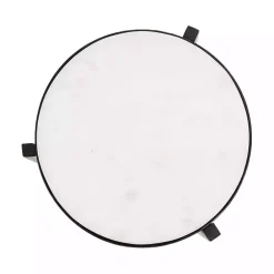 Kirklands Home Angular Marble Accent Table Black