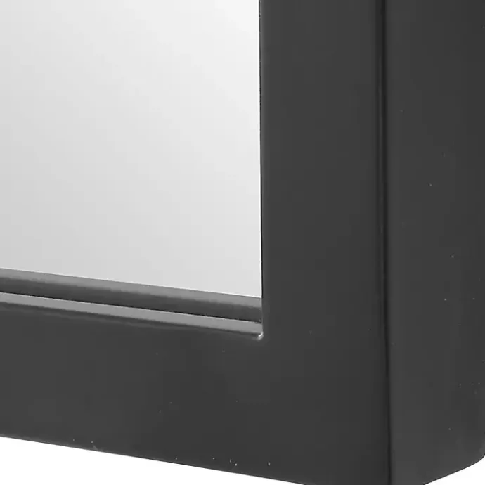 Discount Kirklands Home Arched Scallop Edge Wall Mirror Black