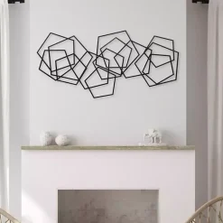Online Kirklands Home Astraga Pentagon Plaque Black