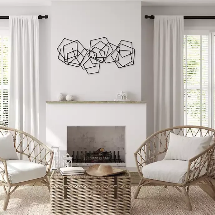 Online Kirklands Home Astraga Pentagon Plaque Black