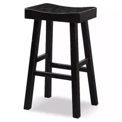 Clearance Kirklands Home Backless Cooper Bar Stools, Set of 2 Black