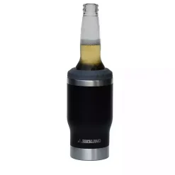 Hot Kirklands Home Beverage Tumbler Koozie Black