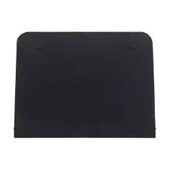 Kirklands Home Black Brown Metal Shelf Horizontal Wall Mirror