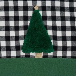 Online Kirklands Home Black Buffalo Check Christmas Tree Table Runner