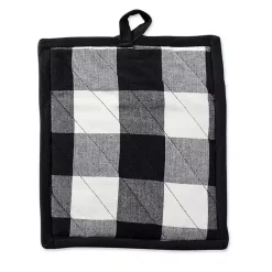 Clearance Kirklands Home Black Buffalo Check 3-pc. Potholder & Towel Set