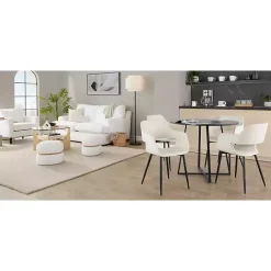 Best Kirklands Home Canary Cosmo Round Dining Table Black