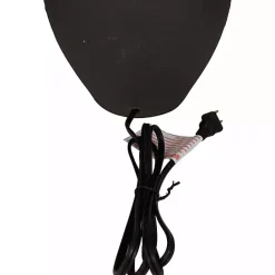 Outlet Kirklands Home Black Ceramic Hourglass Simple Large Table Lamp White