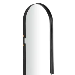 Clearance Kirklands Home Black Cut Metal Gold Accents Oblong Wall Mirror